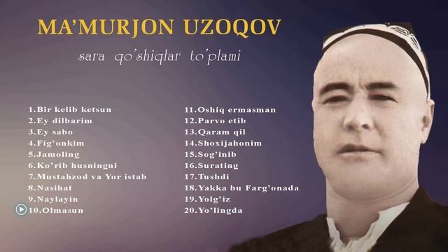 Mamurjon Uzoqov - Sara qo'shiqlar to'plami | Мамуржон Узоков - Сара кушиклар туплами смотреть онлайн