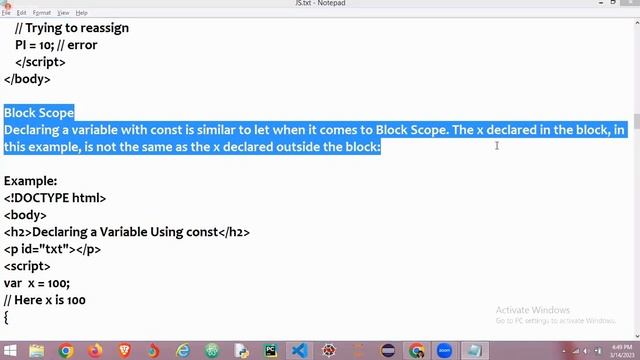 UI 14 Mar 2023 || JavaScript Data types and Intro Operators
