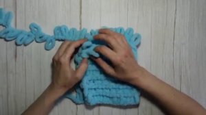 45-  Техника вязания из пряжи Ализе Пуффи. Как сшивать плечевые швы (5 способов).