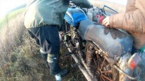 Осенний прохват на Мотоцикле Урал с коляской : Часть 2 | Утопили мотоцикл !? | Motorcycle Ural