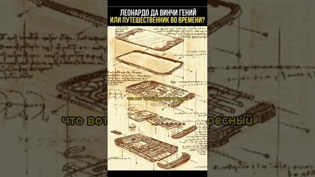 Леонардо Да Винчи  человек из будущего #познавательное #история #тайна #загадки