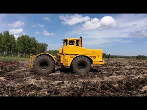 Трактор кировец К-700А на культивации паров!