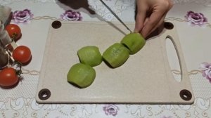 Салат с киви и кукурузой "Нежность". Очень вкусный и красивый
