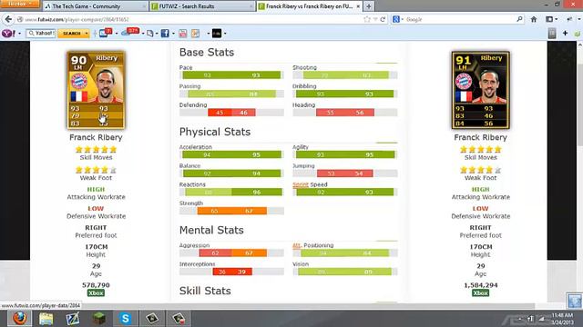 Fifa 13: Ribery compared to IF Ribery смотреть онлайн