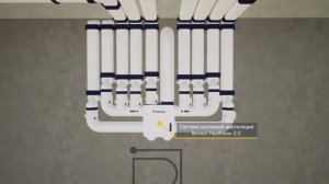 Проект инженерных систем в 3D в частном доме  478 м2.Котельная,отопление,вентиляция....