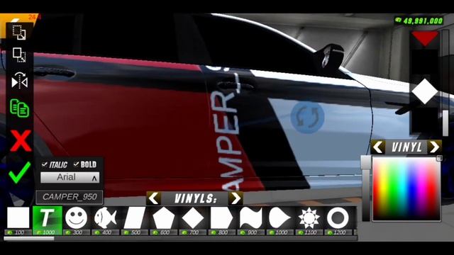 Топовый винил на BMW M5F90 в Car parking. | Car Parking Multiplayer!