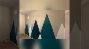 Нарисовать на фактурных обоях, рисунок на стене