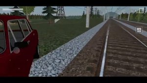 ЧТО БУДЕТ ЕСЛИ ПОЕЗД УДАРИТ |🚘Машина Vs Человек 🧍♂️| Russian Village Simulator | Android Gameplay🏚