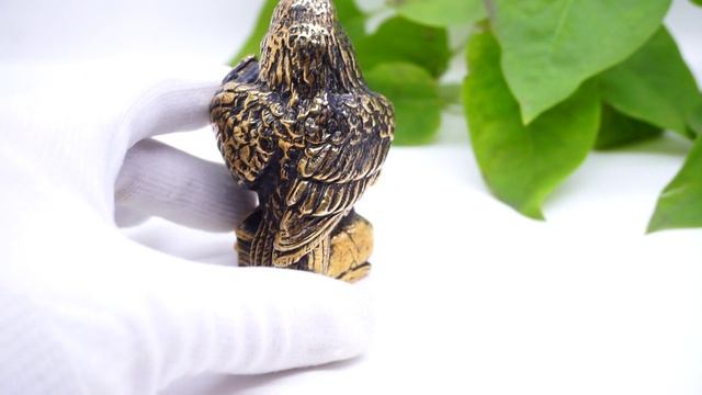 Статуэтка Ворон Учёный с книгами в монокле фигурка латунь бронза скульптура 575 Хорошие Вещи
