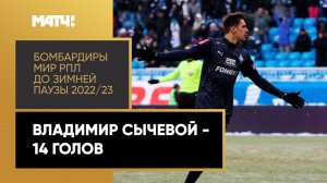 Все голы Владимира Сычевого в первой части сезона Мир РПЛ 2022/23