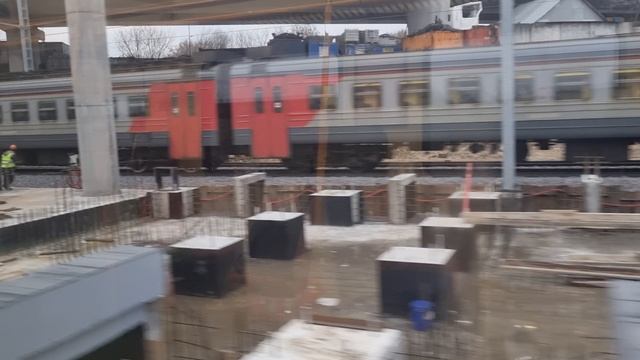 Строительство станции D1/D4 Беговая по состоянию на 3 ноября 2023г.