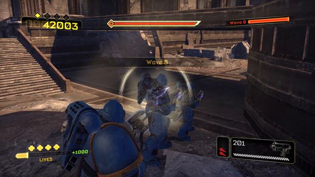 ARENA WITH AI ALLIES: Ultramarines & Guard vs Orks - Warhammer 40k: Space Marine, Augmented Mod смотреть онлайн