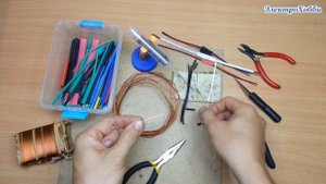 Как сделать самодельный разъем папа - мама из медной, одножильной проволоки и термоусадочной трубки