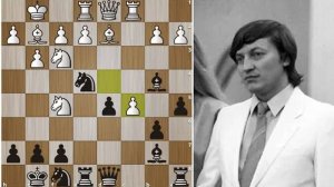 Анатолий Карпов проводит "Двойной удар" и громит Портиша в 23 хода! Шахматы.