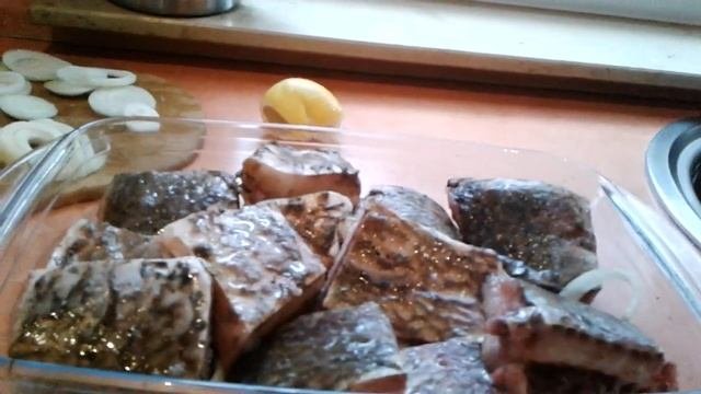 лещ запеченый в духовке♡ ужин на скорую руку♡очень вкусно♡