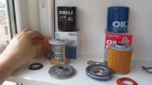 Сравнение фильтров для Honda - Mahle OC617, Fram PH-5317, Bosch F026407077, Nitto 4HM-113.