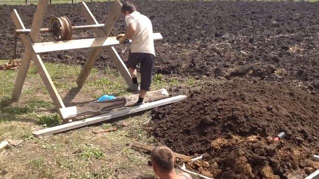 Копка колодца (вывоз грунта) с.Апарки смотреть онлайн