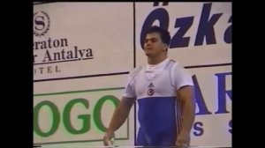 Bünyami SUDAŞ & Aziz ALPAK  2001 Dünya Şampiyonası Antalya 105 kg.Silkme 235 kg Dünya Şampiyonu