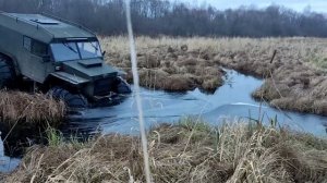 Новый вездеход Панфиловец. Обкатка