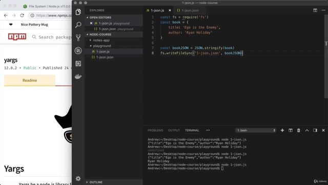 #18 Storing Data with JSON смотреть онлайн