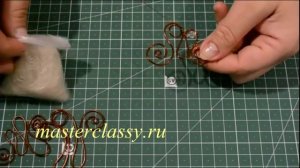 DIY. Wire-wrap tutorial. Кулон - подвеска из проволоки своими руками