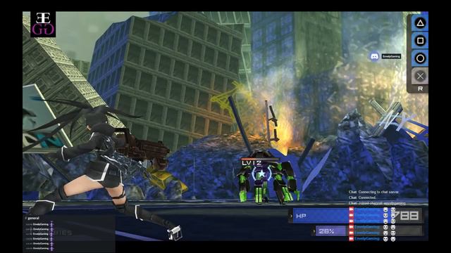   Black Rock Shooter - The Game PSP Полное прохождение Stream04