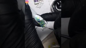 Акварельная роспись на ногтях/Маникюр 2019/Простой дизайн ногтей