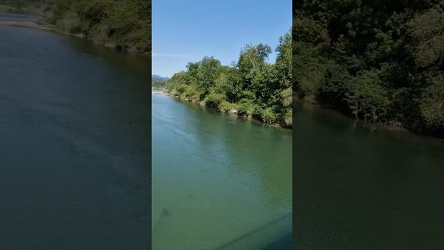 Beautiful River in Aarau, Switzerland,  Aare