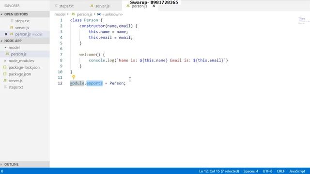Node.js npm init program смотреть онлайн