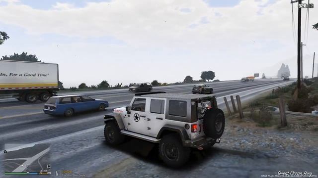 LSPDFR - On Patrol Day 97 - Unmarked Jeep Wrangler смотреть онлайн