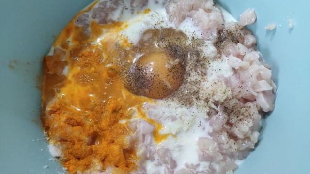 Рубленные котлеты из куриного филе с отрубями