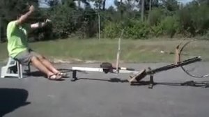 Rowing machine converted to paddling machine