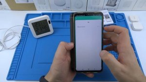 Умный датчик температуры и влажности WiFi MOES для умного дома Tuya Smart, Life, Digma с подсветкой