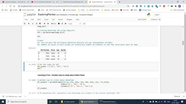 13.2 Creating DF using a Dictionary Object