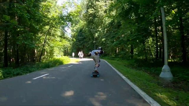 Как кататься на лонгборде  | Downhill