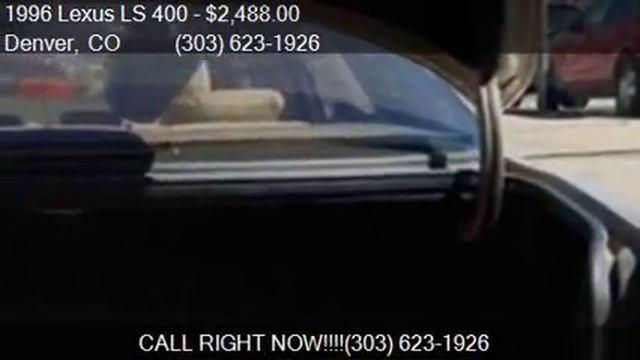 1996 Lexus LS 400 Base 4dr Sedan for sale in Denver, CO 8020 смотреть онлайн