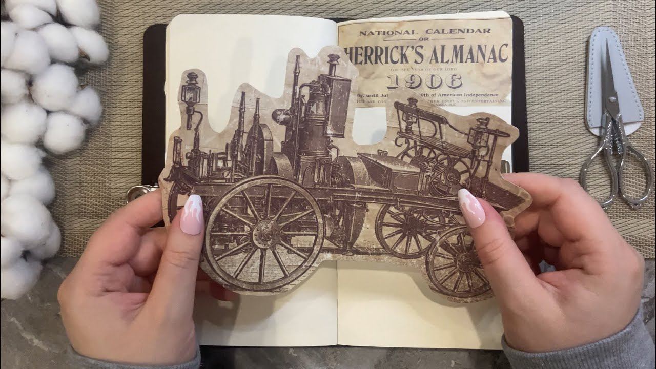 | ASMR for sleep | Vintage Journaling | No talking | Journal decoration | Relaxation 30 смотреть онлайн