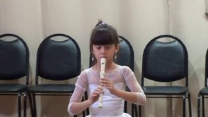 Холодова Ольга, блокфлейта. "Хоровод", "Сильвия", "Скерцо".