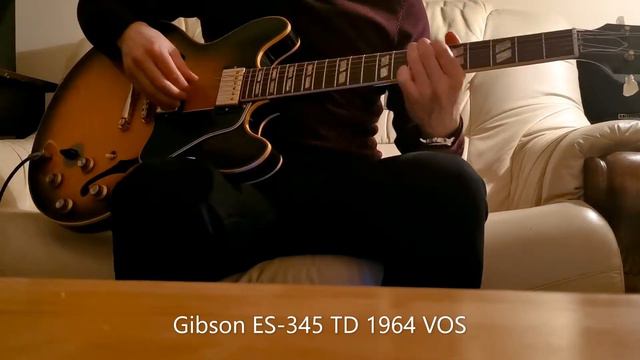 Gibson ES-345 TD 1964 Memphis Custom VOS Reissue Guitar смотреть онлайн