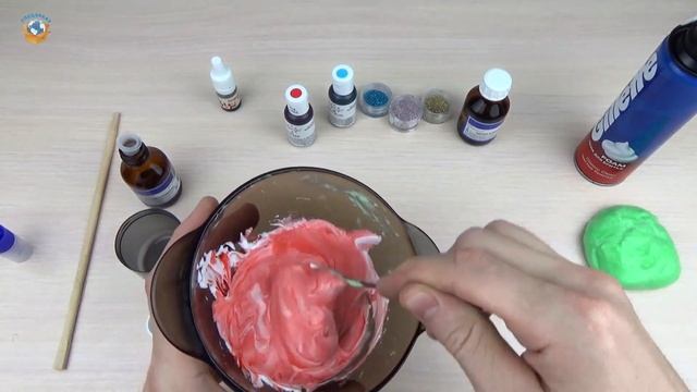 DIY Лизун из Клея и Gillette Пены Для Бритья. Хорошие Слаймы смотреть онлайн