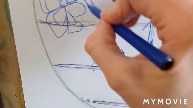 Мастер-класс:,,Эскиз росписи пасхального яйца"(графика)/#пасха#росписьпасхальныхяиц