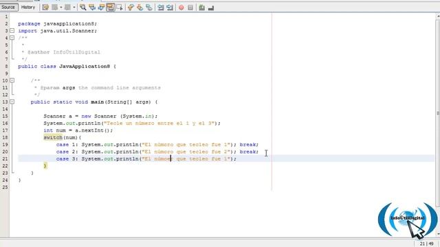 Condicional Switch - Tutorial Java #03 смотреть онлайн
