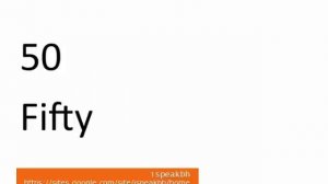 Numbers 20, 30, 40, 50, 60, 70, 80, 90, 100