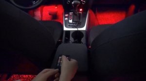 Car styling Voice Control Interior Floor Foot  LED Atmosphere RGB Neon Strip