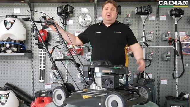 Газонокосилка бензиновая Caiman Fasto SD 55CP #Газонокосилка #Косилка #Триммер