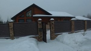 Перила из нержавейки со стеклом в порошке