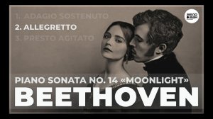 Beethoven . Moonlight . Piano Sonata  No.14  Op. 27,  No. 2