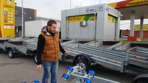 Почему МЗСА 81771G.023 самый мощный одноосный лодочный прицеп без тормозов.