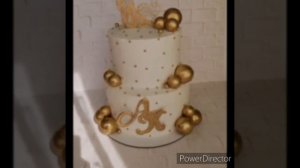 Свадебный торт. Двух ярусный торт.