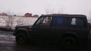 Покатушки по бездорожью на Pajero, Чуриловские лужи 20.03.2016г.